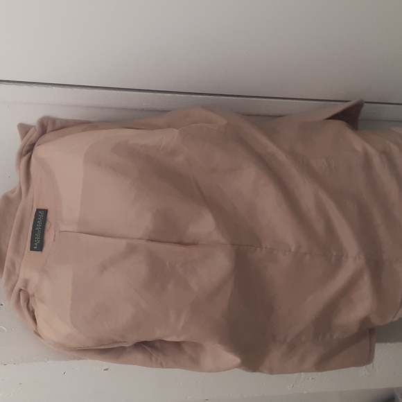 Vintage Harve Bernard by B Holtzman coat Camel Tan Wool Blazer Medium - Picture 7 of 7